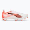 Scarpe da calcio da uomo PUMA Ultra 5 Pro FG/AG puma bianco/puma nero/rosso brillante 2