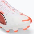 Scarpe da calcio da uomo PUMA Ultra 5 Pro FG/AG puma bianco/puma nero/rosso brillante 7