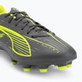 PUMA Ultra 5 Play FG/AG opaco argento invecchiato/allarme giallo/puma argento invecchiato scarpe da calcio 7