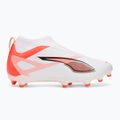 PUMA Ultra 5 Match+ LL FG/AG Jr scarpe da calcio bambino puma bianco/puma nero/rosso brillante 2