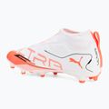 PUMA Ultra 5 Match+ LL FG/AG Jr scarpe da calcio bambino puma bianco/puma nero/rosso brillante 3