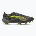 Scarpe da calcio PUMA uomo Ultra 5 Ultimate FG argento invecchiato opaco/giallo allerta/sole colpito 3