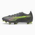 Scarpe da calcio PUMA uomo Ultra 5 Match FG/AG argento invecchiato opaco/allarme giallo/puma argento invecchiato