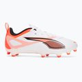 PUMA Ultra 5 Play FG/AG Jr scarpe da calcio puma bianco/puma nero/rosso brillante 2