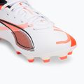 PUMA Ultra 5 Play FG/AG Jr scarpe da calcio puma bianco/puma nero/rosso brillante 7