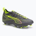 Scarpe da calcio PUMA Ultra 5 Pro FG/AG Jr argento invecchiato opaco/allarme giallo/sole colpito per bambini