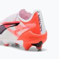 Scarpe da calcio PUMA Ultra 5 Ultimate FG da uomo puma bianco/puma nero/rosso brillante 8