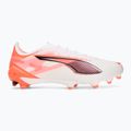 Scarpe da calcio PUMA Ultra 5 Ultimate FG da uomo puma bianco/puma nero/rosso brillante 2
