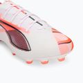 Scarpe da calcio PUMA Ultra 5 Ultimate FG da uomo puma bianco/puma nero/rosso brillante 7
