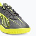 Scarpe da calcio PUMA Ultra 5 Play IT Jr per bambini argento opaco/allarme giallo/puma argento opaco 7