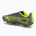 PUMA Ultra 5 Play FG/AG Jr opaco argento invecchiato/allarme giallo/puma argento invecchiato scarpe da calcio per bambini 3