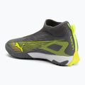 PUMA Ultra 5 Match+ LL TT + Mid Jr opaco argento invecchiato/allarme giallo/puma argento invecchiato scarpe da calcio per bambini 3
