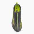 PUMA Ultra 5 Match+ LL TT + Mid Jr opaco argento invecchiato/allarme giallo/puma argento invecchiato scarpe da calcio per bambini 5