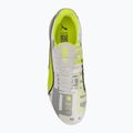 PUMA King Ultimate Forever FG/AG scarpe da calcio da uomo grigio piuma / lime elettrico / puma bianco / grigio chiaro piatto 5