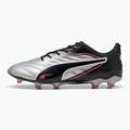 PUMA King Pro FG/AG scarpe da calcio da uomo puma silver/puma nero/sun struck/puma bianco