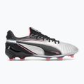 PUMA King Ultimate FG/AG scarpe da calcio da uomo puma silver/puma nero/sun struck/puma bianco 2