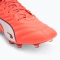 PUMA King Pro FG/AG scarpe da calcio da uomo rosso incandescente/puma bianco/rosso fuoco 7