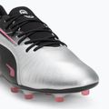 PUMA King Match FG/AG scarpe da calcio da uomo puma silver/puma nero/sun struck/puma bianco 7