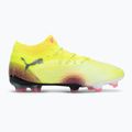 Scarpe da calcio da uomo PUMA Future 8 Ultimate FG allerta giallo/puma nero/sole colpito 2