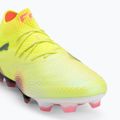 Scarpe da calcio da uomo PUMA Future 8 Ultimate FG allerta giallo/puma nero/sole colpito 7