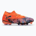 Scarpe da calcio PUMA Future 8 Match Creativity FG/AG da uomo: papavero arancione/nero/ametista scuro/luce piperita 2
