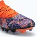 Scarpe da calcio PUMA Future 8 Match Creativity FG/AG da uomo: papavero arancione/nero/ametista scuro/luce piperita 7