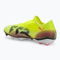 Scarpe da calcio da uomo PUMA Future 8 Match Low FG/AG yellow alert/ puma nero/ sole colpito 3