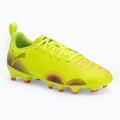 Scarpe da calcio per bambini PUMA Future 8 Play FG/AG Jr yellow alert/puma black/sun struck