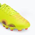 Scarpe da calcio per bambini PUMA Future 8 Play FG/AG Jr yellow alert/puma black/sun struck 7