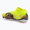 Scarpe da calcio da uomo PUMA Future 8 Pro FG/AG yellow alert/puma black/sun struck 3