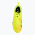 Scarpe da calcio per bambini PUMA Future 8 Play TT allerta gialla / puma nero / sole colpito 5