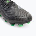 Scarpe da calcio da uomo PUMA Future 8 Ultimate Low FG puma nero/grigio chiaro freddo/verde fluo 7