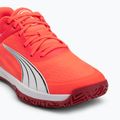 PUMA Accelerate Turbo scarpe da pallamano rosso/bianco/cremisi scuro/nero 7
