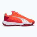 PUMA Accelerate Jr scarpe da pallamano per bambini rosso/bianco/cremisi scuro/nero 2