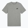 PUMA ESS Small No. 1 Logo Tee Uomo grigio medio heather