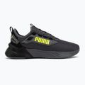 PUMA Retaliate 3 Unwavered scarpe da corsa puma nero / cool grigio scuro / giallo allarme 2