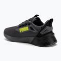 PUMA Retaliate 3 Unwavered scarpe da corsa puma nero / cool grigio scuro / giallo allarme 3