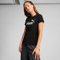 Donna PUMA ESS Metallic No. 1 Logo Tee puma nero/argento metallico 3