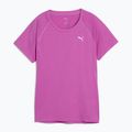 Maglietta da corsa da donna PUMA Run Velocity Tee Tri-Blend wild berry