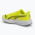PUMA Pounce Lite, scarpa da corsa di colore giallo e nero 3