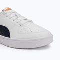 PUMA Rickie Jr scarpe junior puma bianco/nuova marina/ papavero scuro 7