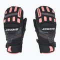 ZIENER Guanti da sci per bambini Luron Aquashield PR Mitten nero/rosa vani 3