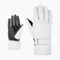 Guanti da sci da donna ZIENER Kisar Aquashield bianco 2
