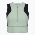 maglietta da allenamento da donna BOGNER FIRE+ICE Caia 1/4 Zip eucalyptus