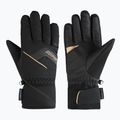 Guanti da sci donna ZIENER Karion-Z AS black/gold