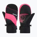 Guanti da sci per bambini ZIENER Luuki-Z Aquashield black/pop pink