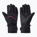 Guanti da sci da donna Ziener Khania-Z PR Glove black/pink lily