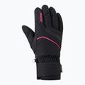 Guanti da sci da donna Ziener Khania-Z PR Glove black/pink lily 2