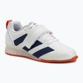 Scarpe da sollevamento pesi adidas Adipower Weightlifting III Footwear white/dark blue/royal blue