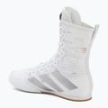 Scarpe da boxe adidas Box Hog 4 white/silver 3